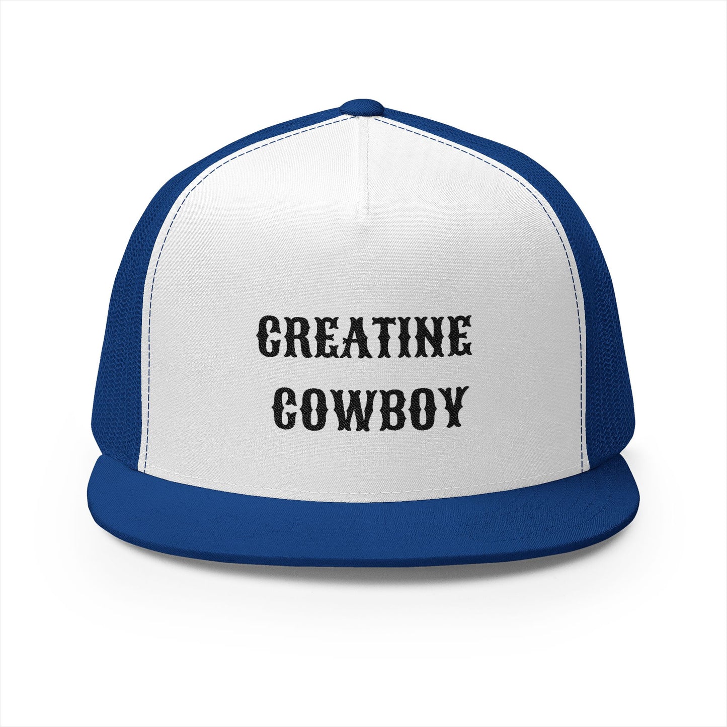 Creative Cowboy Trucker Cap - Fun Hat for Outdoors, Casual Wear, Gifts, Embroidered Cap for Friends, Festivals, Sports
