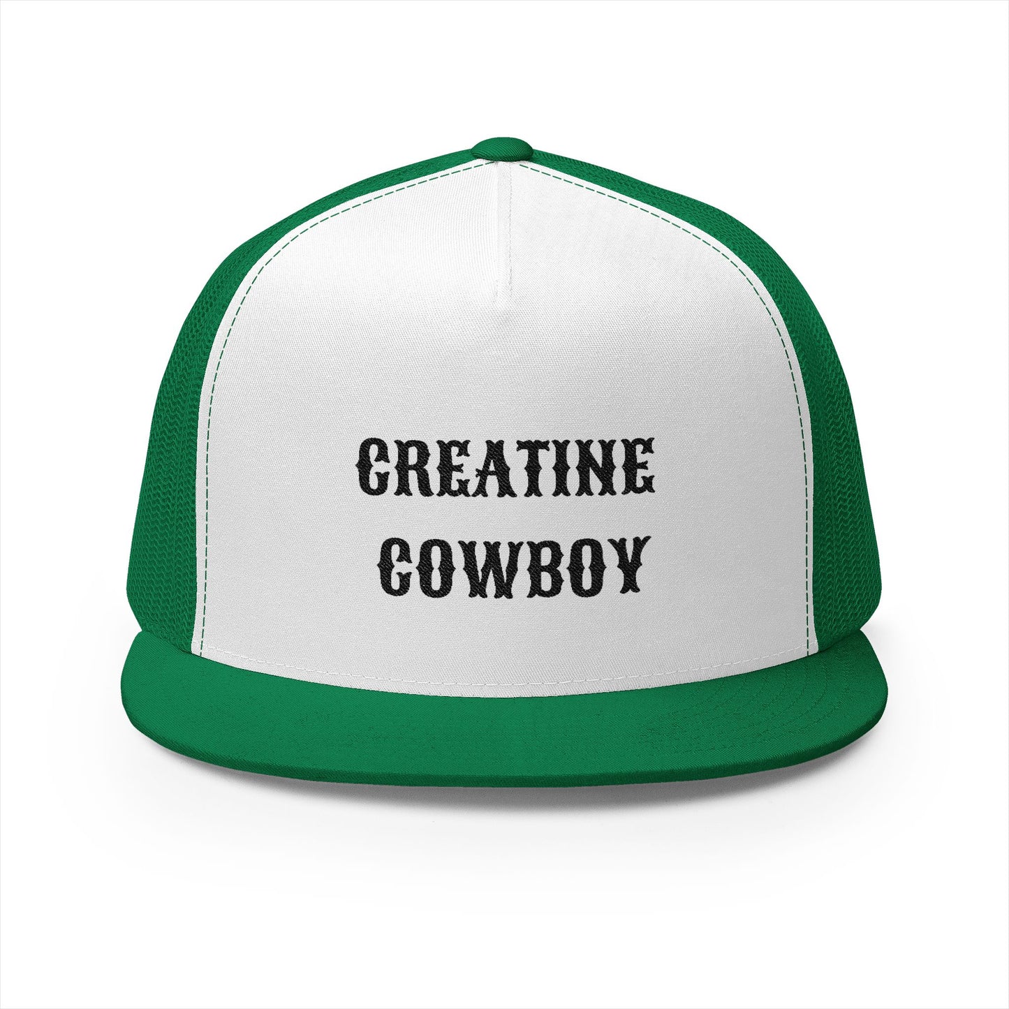 Creative Cowboy Trucker Cap - Fun Hat for Outdoors, Casual Wear, Gifts, Embroidered Cap for Friends, Festivals, Sports