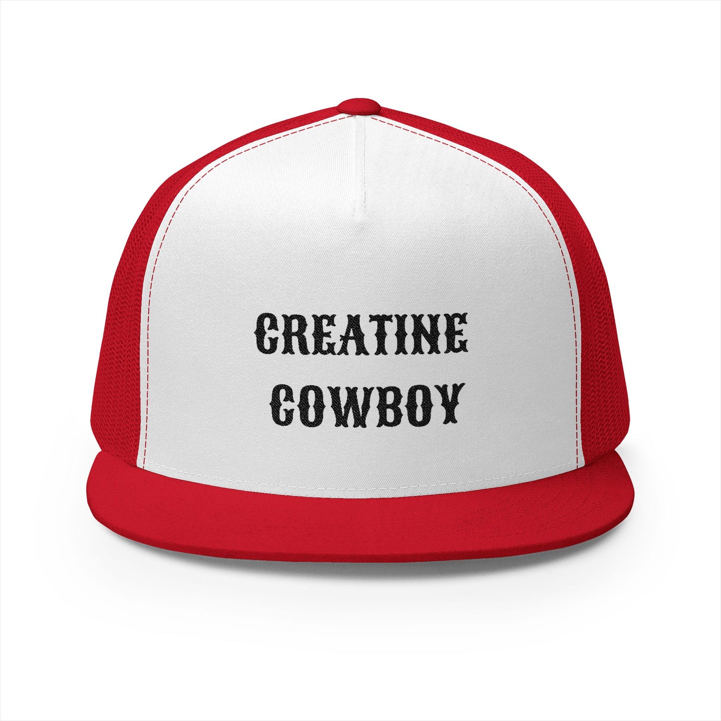Creative Cowboy Trucker Cap - Fun Hat for Outdoors, Casual Wear, Gifts, Embroidered Cap for Friends, Festivals, Sports