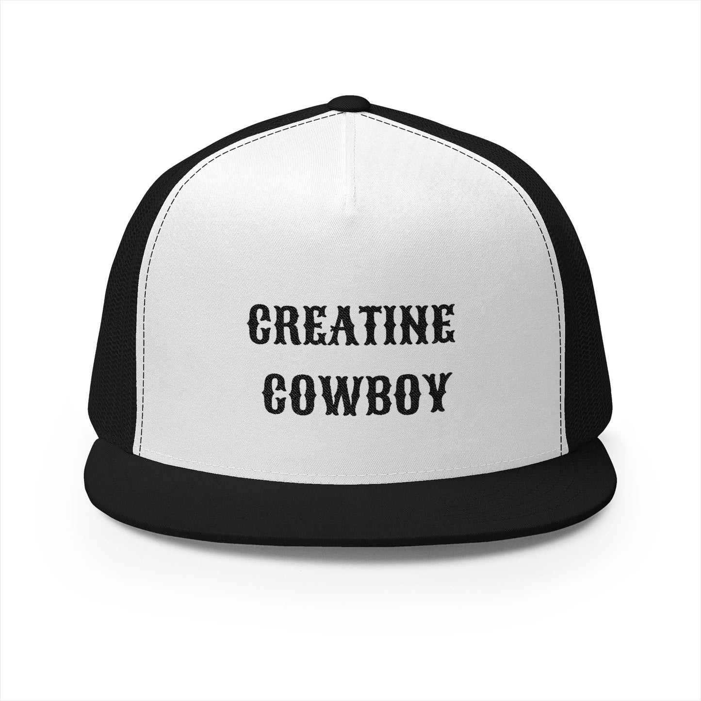 Creative Cowboy Trucker Cap - Fun Hat for Outdoors, Casual Wear, Gifts, Embroidered Cap for Friends, Festivals, Sports