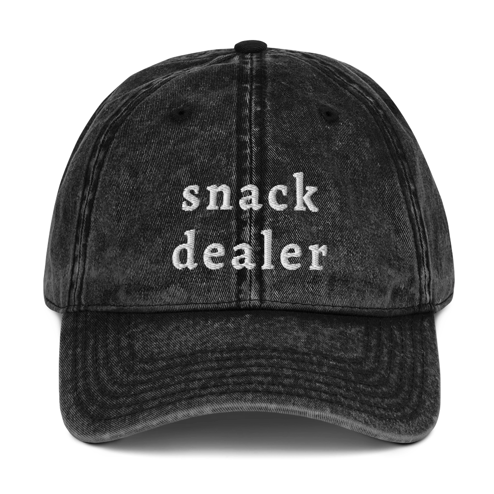 Vintage Cap | Snack Dealer Dad Style Distressed Hat