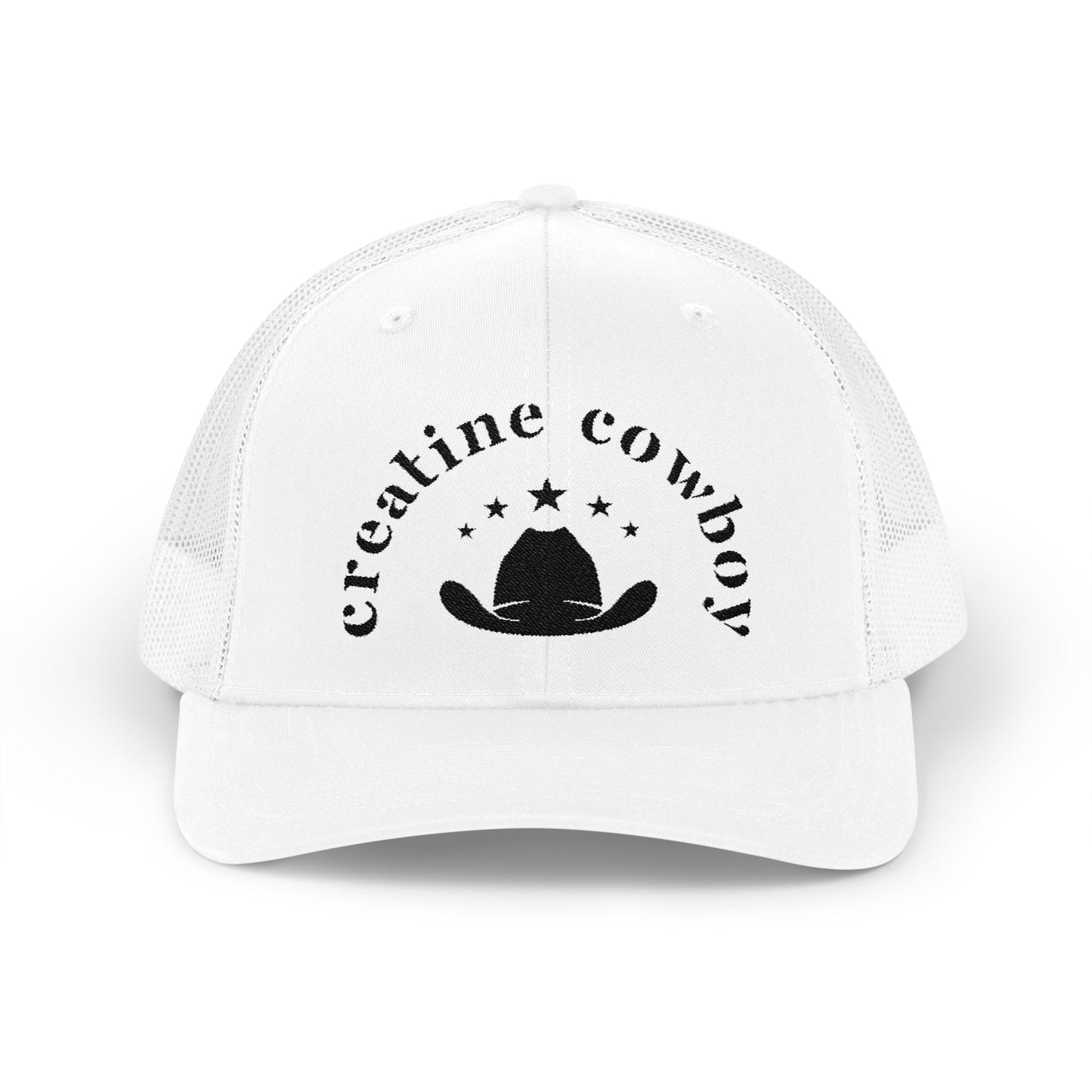 Creatine Cowboy Trucker Hat - Country Style Western Snapback Cap, Rodeo Rancher Gift, Western Wear, Country Music Festival Fashion, Country