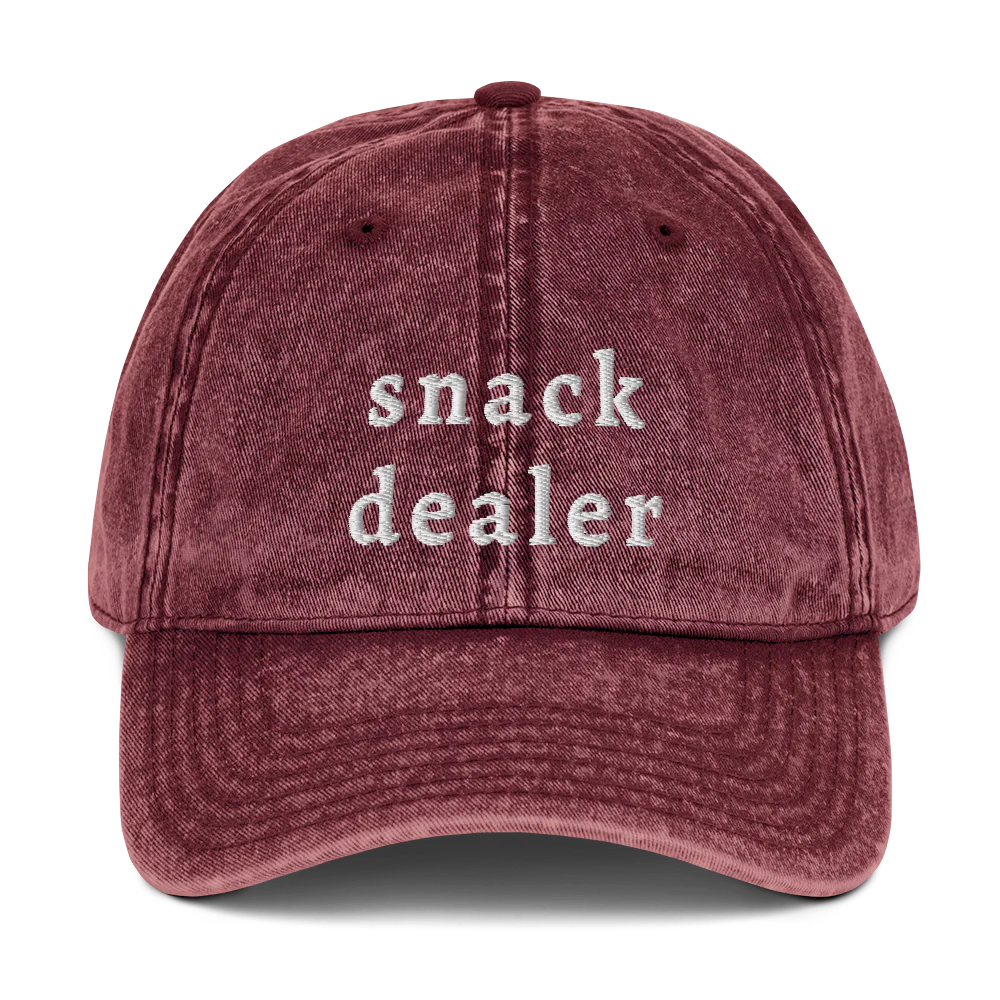 Vintage Cap | Snack Dealer Dad Style Distressed Hat