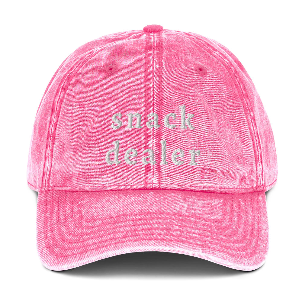 Vintage Cap | Snack Dealer Dad Style Distressed Hat