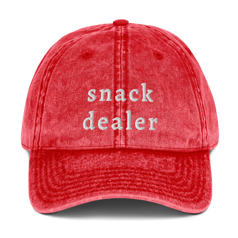 Vintage Cap | Snack Dealer Dad Style Distressed Hat