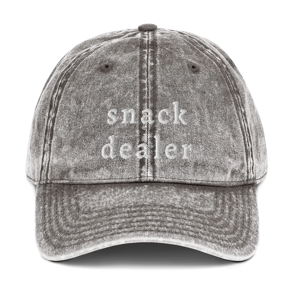 Vintage Cap | Snack Dealer Dad Style Distressed Hat