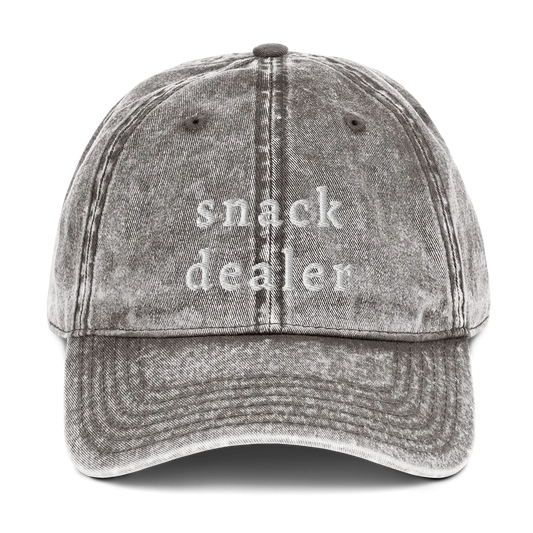 Vintage Cap | Snack Dealer Dad Style Distressed Hat