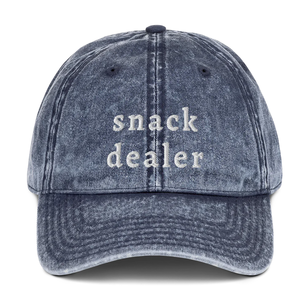 Vintage Cap | Snack Dealer Dad Style Distressed Hat
